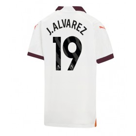 Manchester City Julian Alvarez #19 Borta Kläder 2023-24 Kortärmad